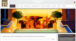 Desktop Screenshot of hotel-residenz-meersburg.com